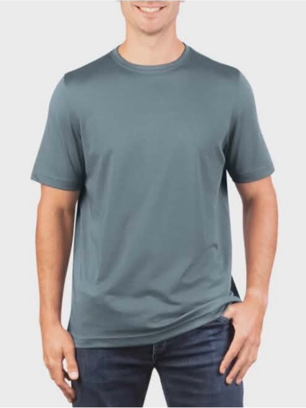 Kirkland Signature Mens Classic Crewneck Cotton Pima T-Shirt